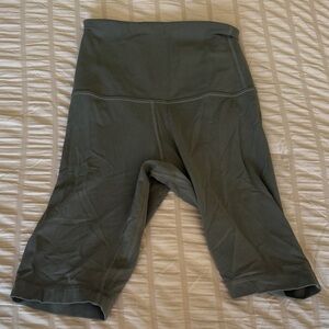 lululemon athletica Olive Green Bike Shorts